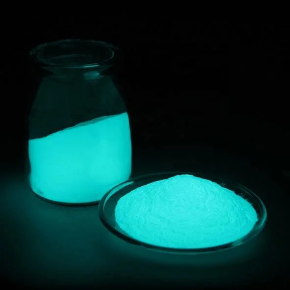 Green Photoluminescent Powder Pigment for Glow in The Dark Resin455-6