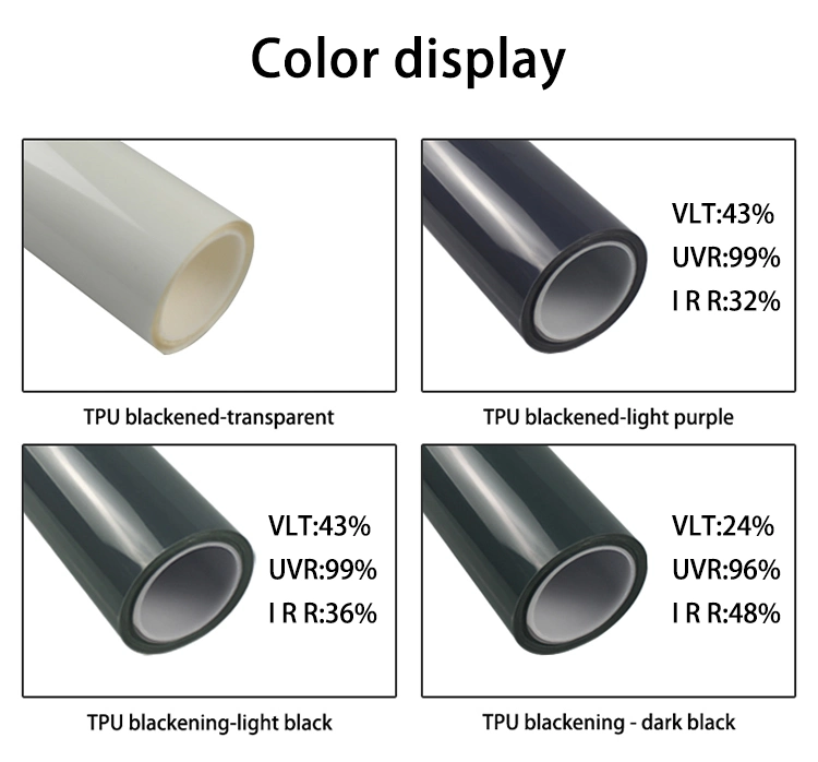 Colorcard 0.3*10 M Special Light Black TPU Car Headlight Protection Film