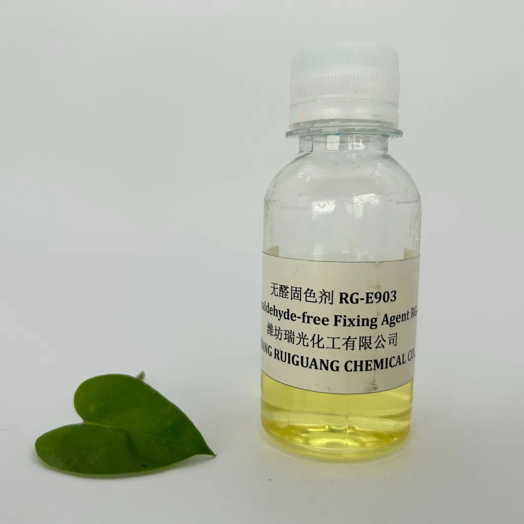 Textile Auxiliary Dyeing and Printing Cross-Linking Formaldehyde-Free Fixer/Fixing Agent Rg-H035 for Polyester Cotton Blend Fabric Finishing Agent