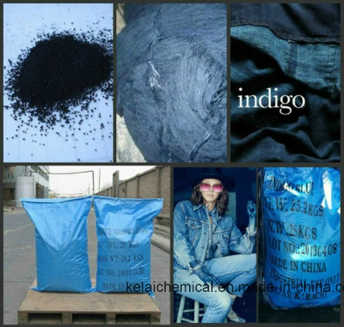 CAS 482-89-3 Vat Blue 1 Powder Indigo Blue