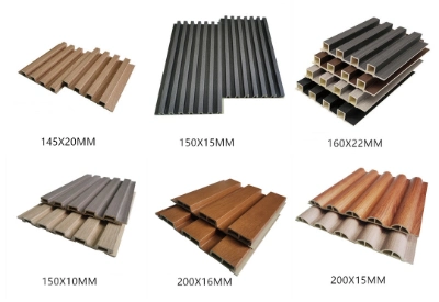 Factory Price WPC Groove Ceiling Panel Seamless Wood Plastic Fluted Panelling for Sittingroom and Bedroom Wall Covering