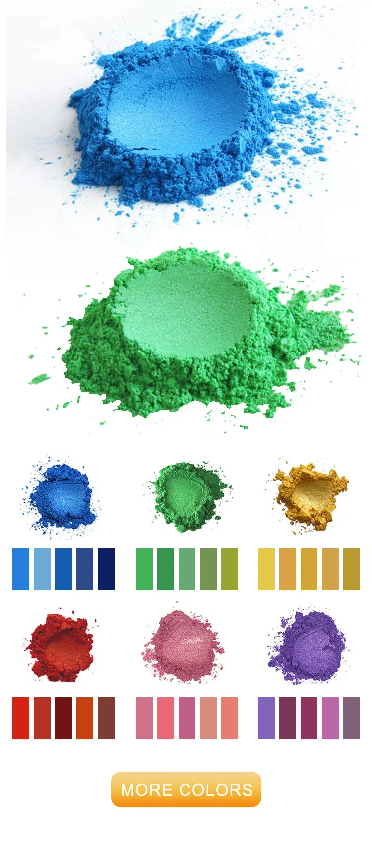 Inorganic Glass Flakes Chameleon Pearlescent Pigment for Paint