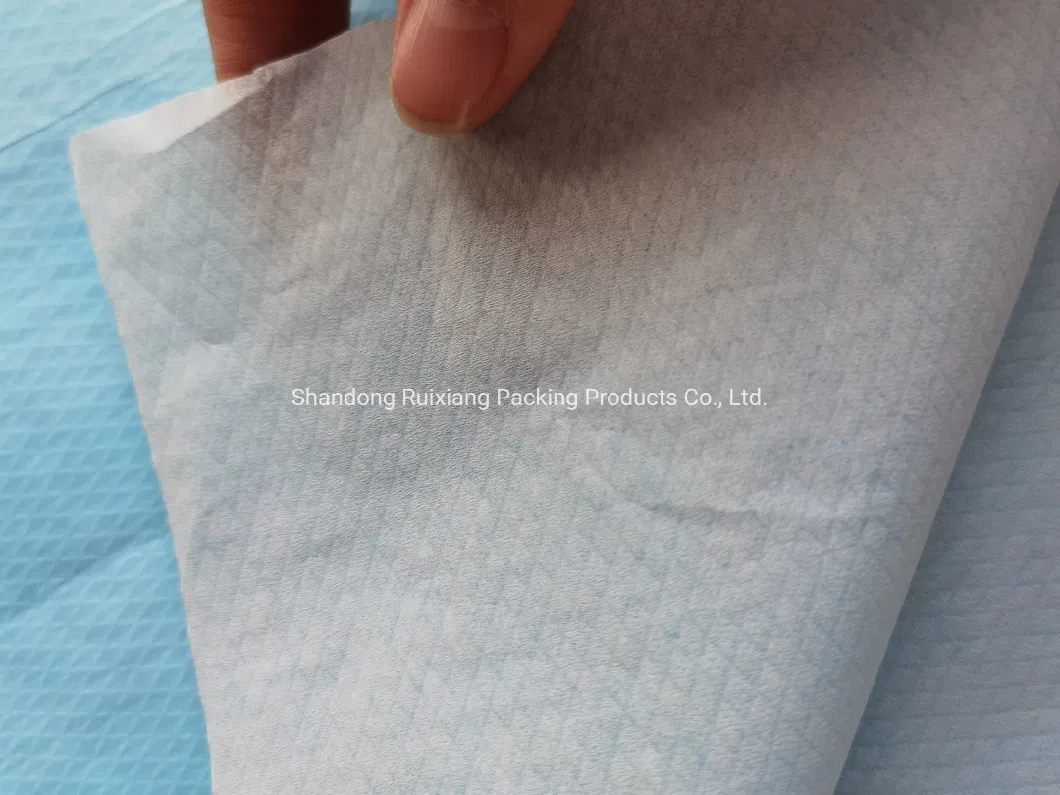 Custom Waterproof PE Coated Paper Disposable Bedsheet for Medical Use