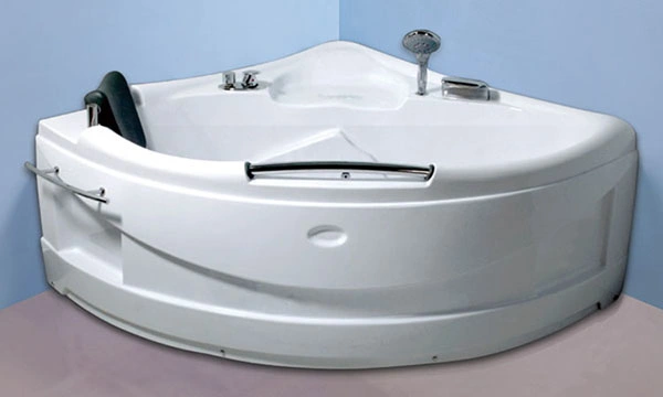 Modern Corner Hydromassage Bathtub (KF-608)