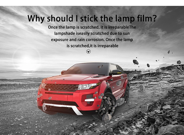 0.3*10m Car Light Film Automotive Headlight Taillight Tint Film Car Light Lamp Tinting Film