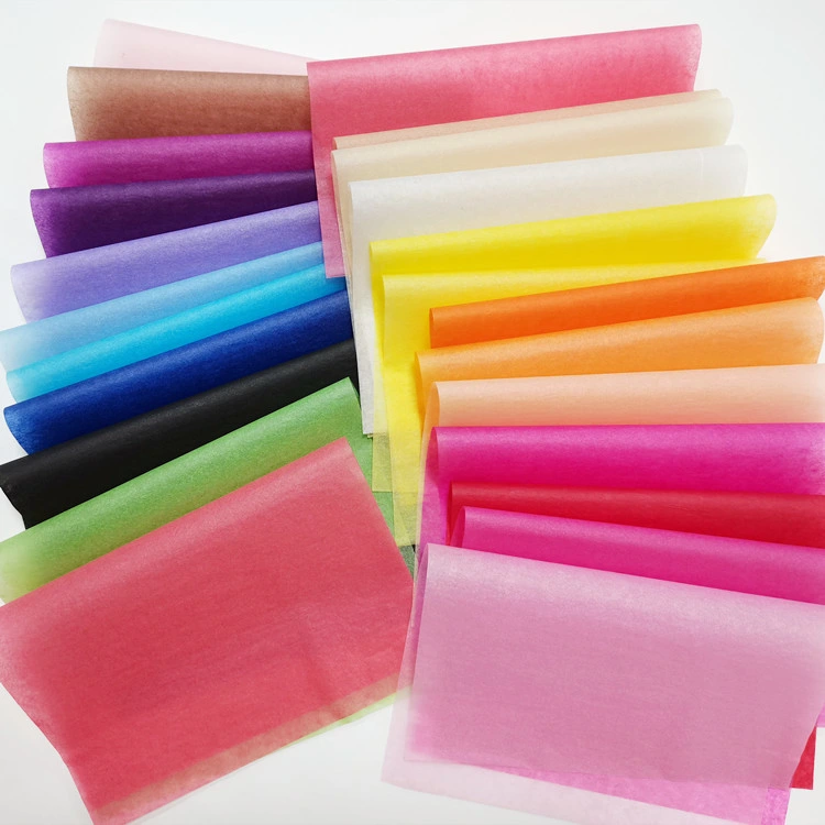 Shredded 17g Color White Dyed Tissue Paper for Flower Packing