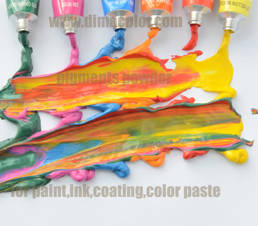 Dimacolor Pigment for Water Base Ink Textile Printing Paint Coating High Strength
