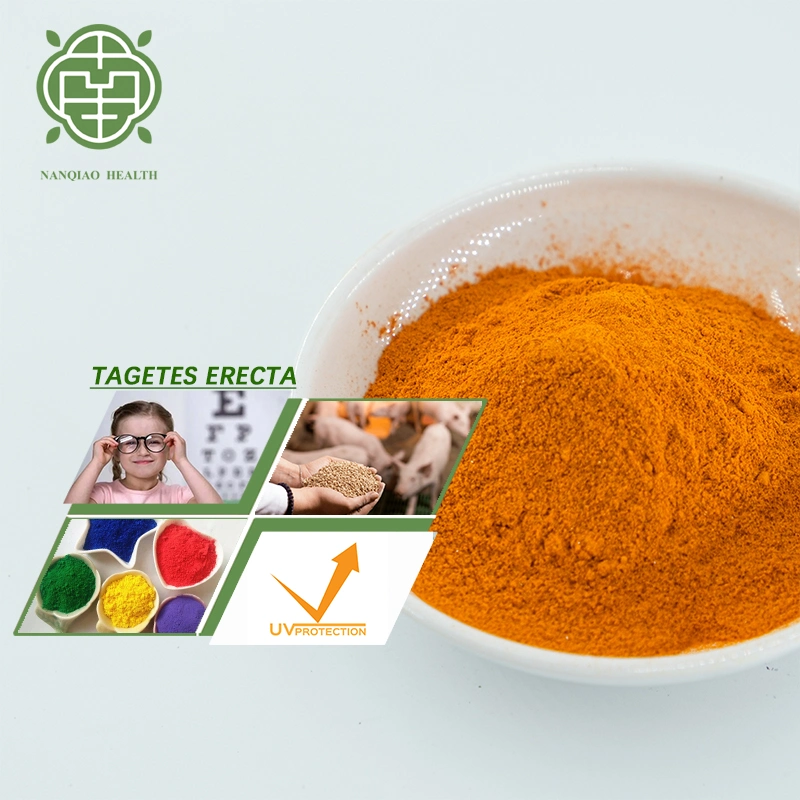Nanqiao Natural Zeaxanthin Organic Plant Herbal Extract Orange Color Powder Natural Food Colorants Zeaxanthin