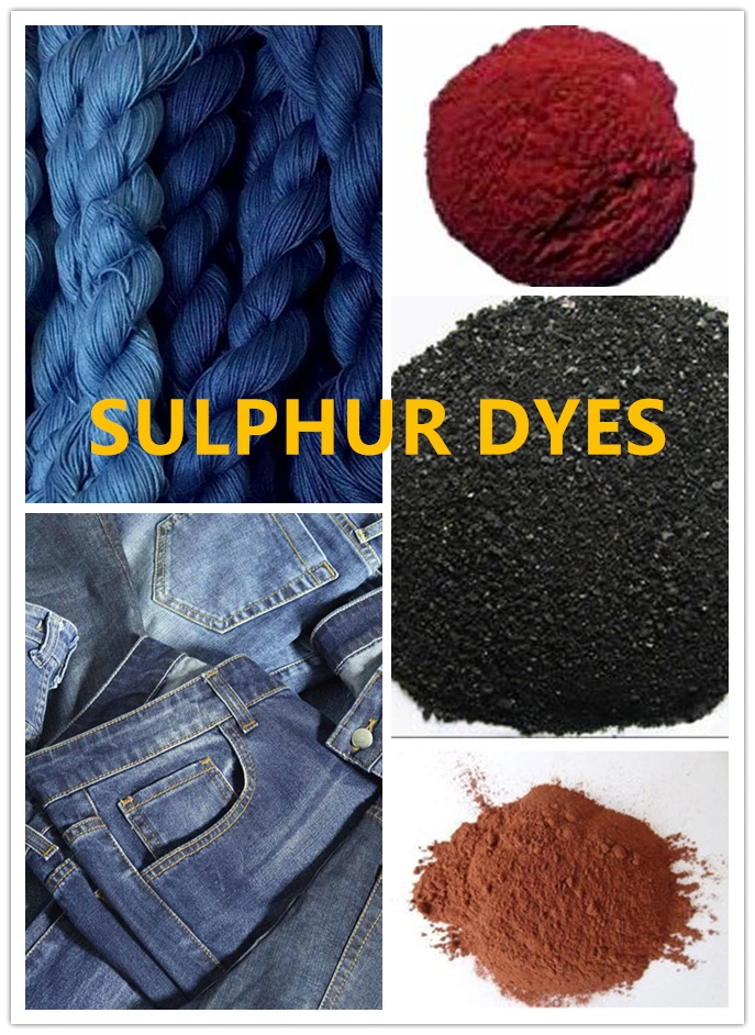 High Quality Sulphur Black Dye for Denim Use