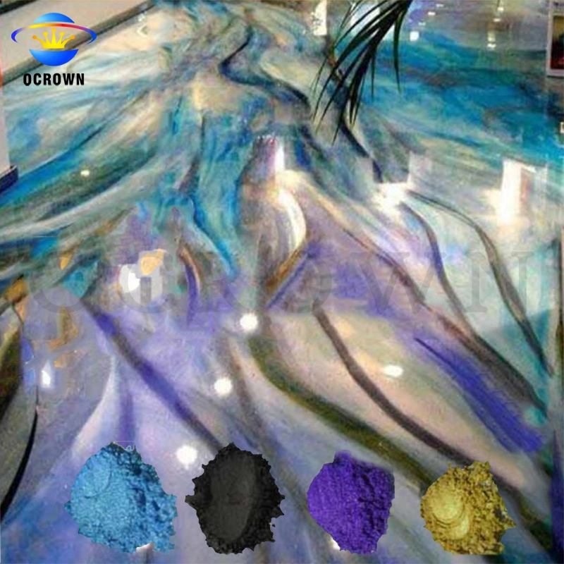 Pearlescent Metallic Pearl Mica Powder Epoxy Floor Coating Pigment