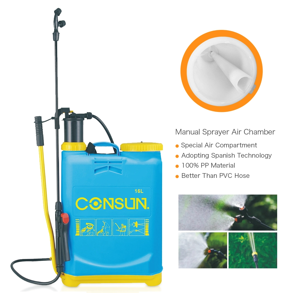 Farmguard 16 Liter Agricultural/Agriculture Rechargeable Electric Knapsack 2 in 1 Chemical Spraying Solar Sprayer Manual Battery Hand Sprayer for Farm