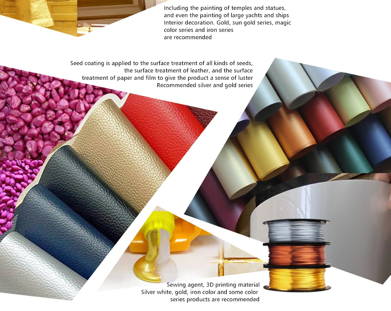 Super Purple Violet Natural Iron Oxide Interference 10-60um Pearlescent Pigment for Auto Paint