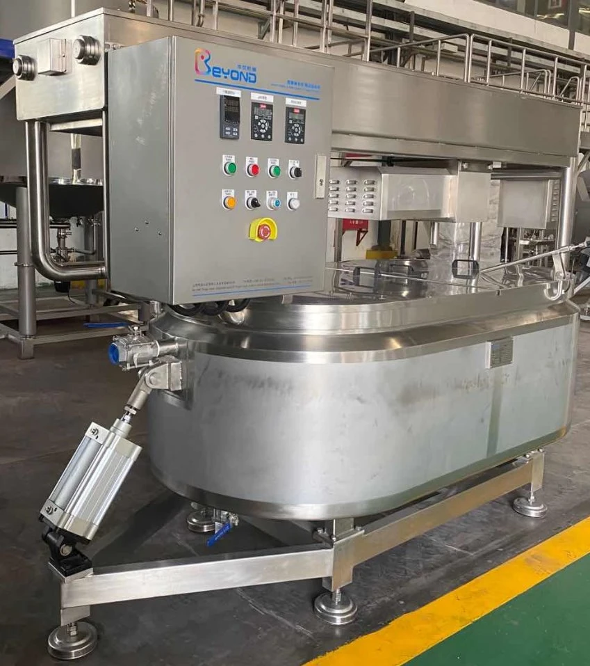 200kg/h-500kg/hr Cheese making machine Cheese Vat QUTUS /Mozzarella cheese processing machinery