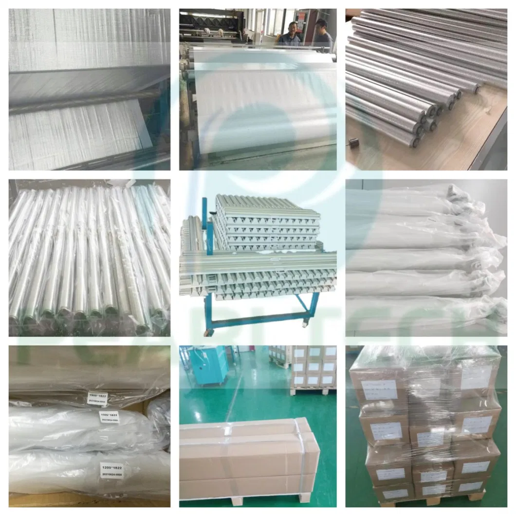 Ventilate Silver Night Curtains for Horizontal Commercial Freezer