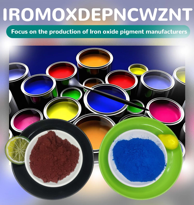 Iron Oxide Pigment Red Yellow Green Black Orange Blue Brown Iron Oxide