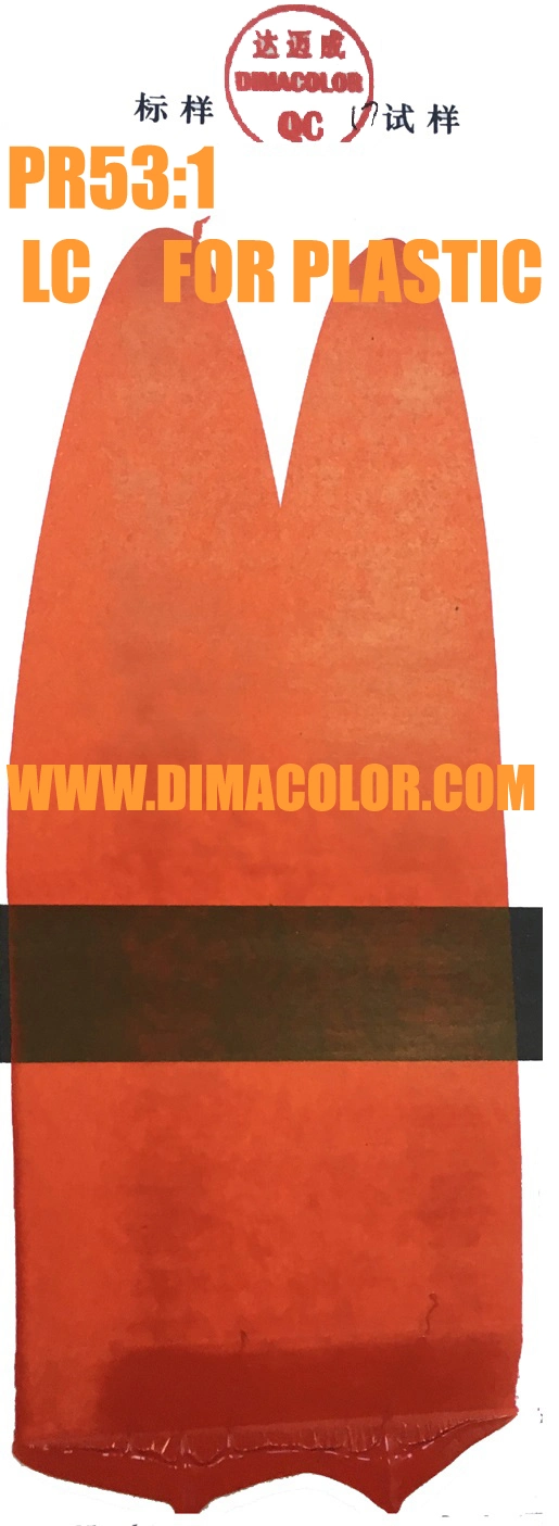 Yellow Shade Red Lake LC Pigment Red 53: 1 for Plastic Ink Paint