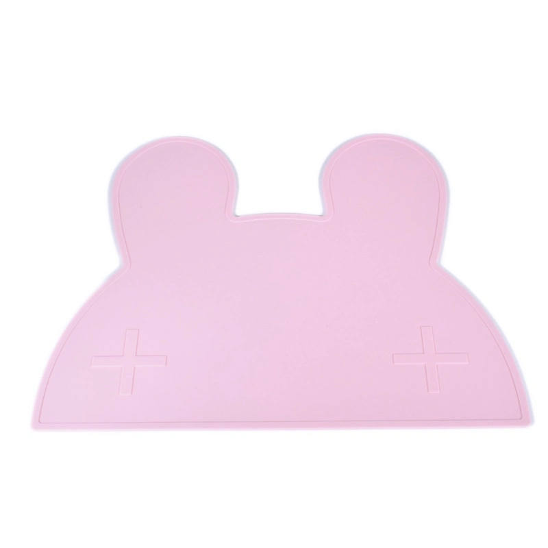 Factory Stock Portable High Temperature Resistance Baby Silicone Coloring Placemat