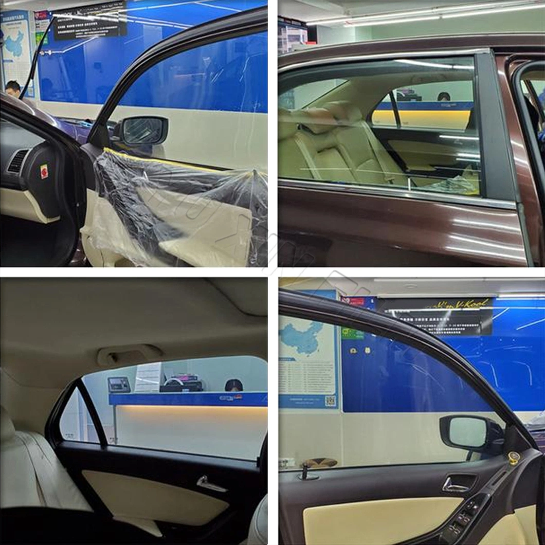 1ply Insulfilm Glue Tinted Super Super Dark Smoke Car Window Film UV Blocking Solar Tint Film