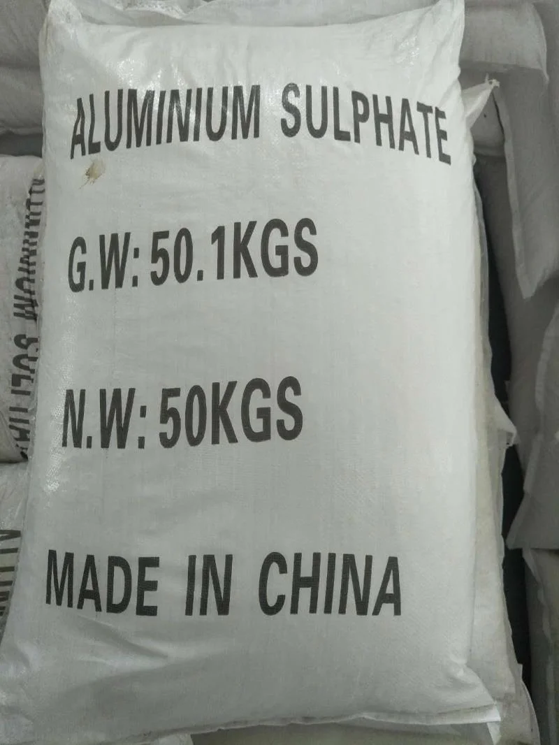 China Factory Direct Supply High Quality Iron Free Aluminum Sulfate 17% Flakes
