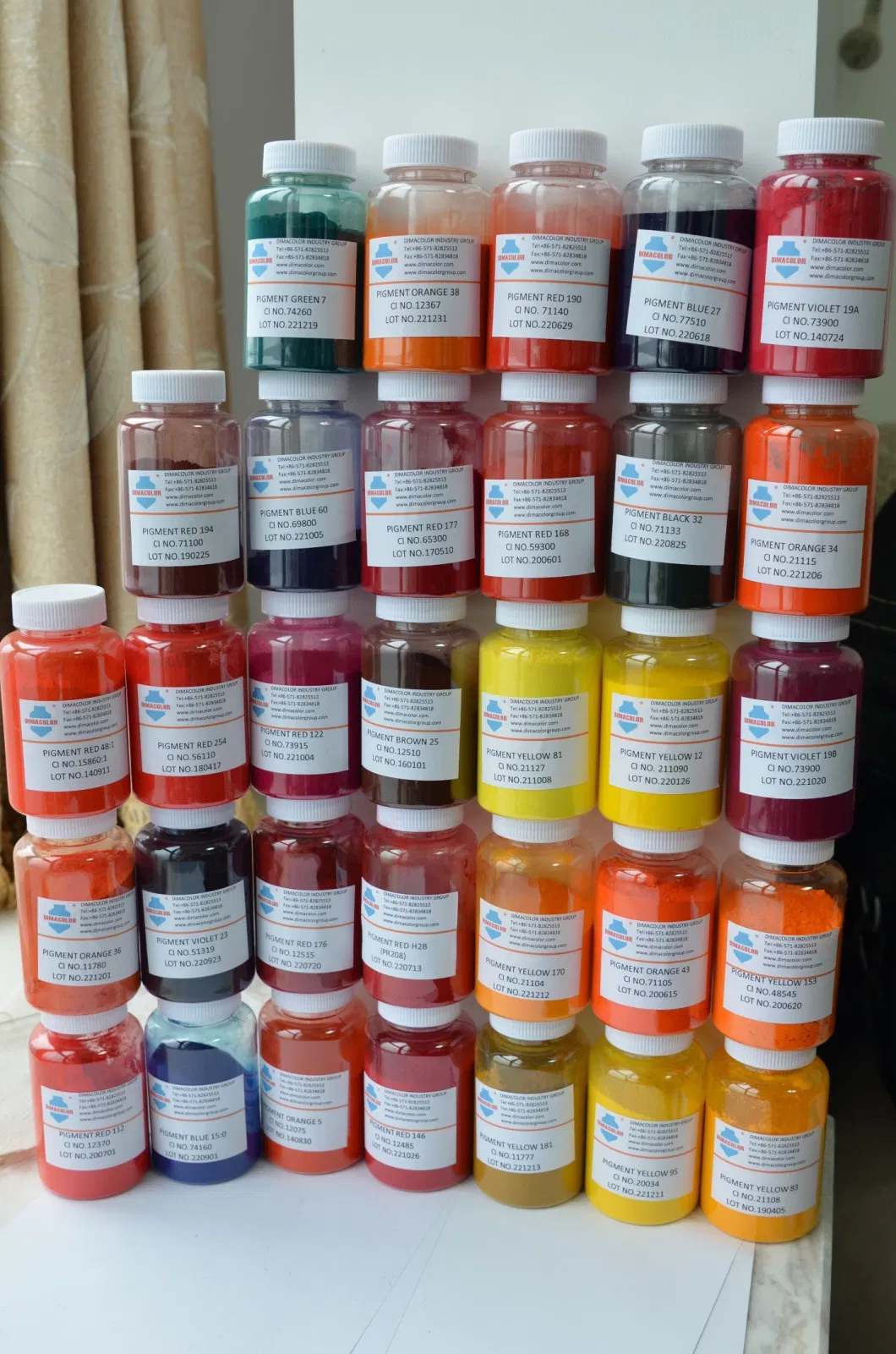 Dimacolor Pigment for Water Base Ink Textile Printing Paint Coating High Strength