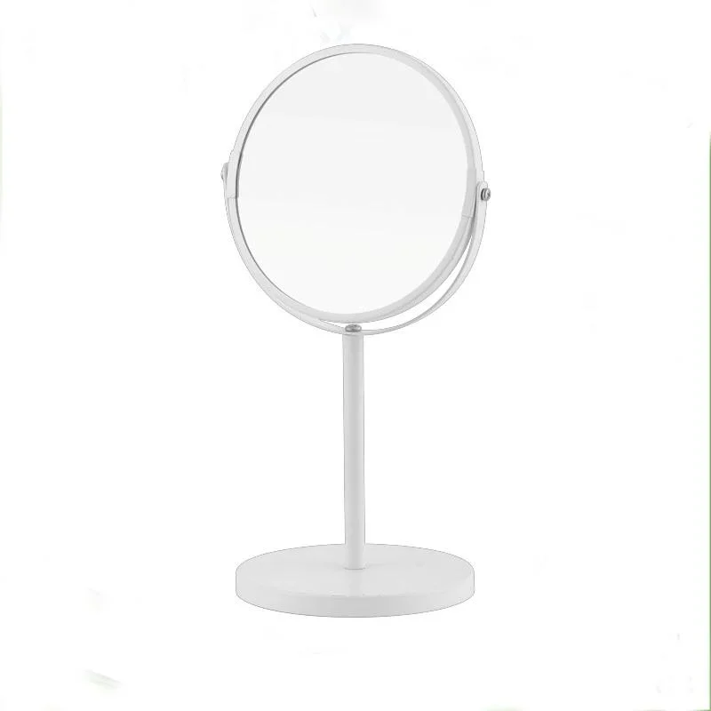 Free Standing Round Shape Table Decorative Makeup Mirror