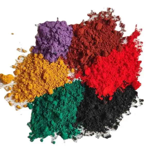 Inorganic Pigment Powder Iron Oxide Red/Black/Yellow for Construction Transparent Dispersions Pigment for Concrete