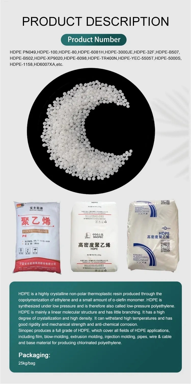 Grs Certificate Best Grade High Density Polyethylene HDPE Granules for Sale