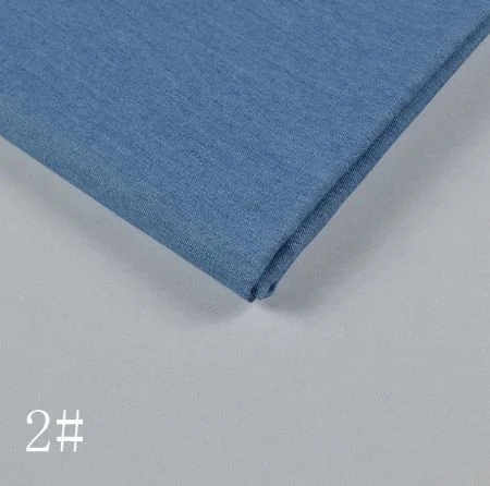 High Quality Thin Cotton Woven Denim Fabric for Jeans T-Shirt Dress and Bags