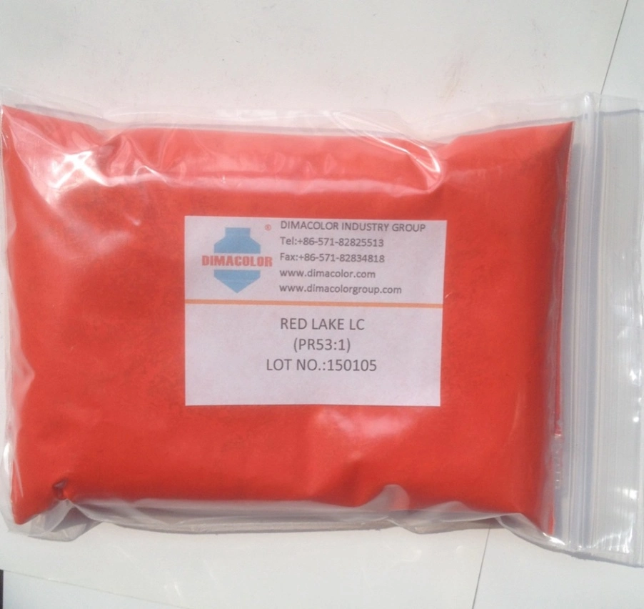 Yellow Shade Red Lake LC Pigment Red 53: 1 for Plastic Ink Paint