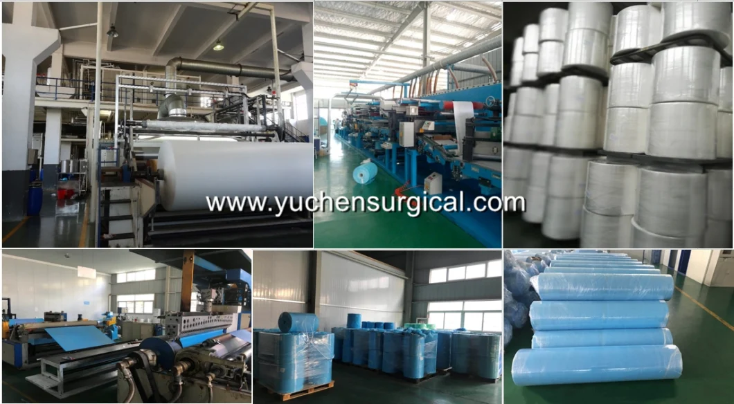 2023 Hot Sell Hospital Use PE Laminated Paper for SPA Bed Sheet