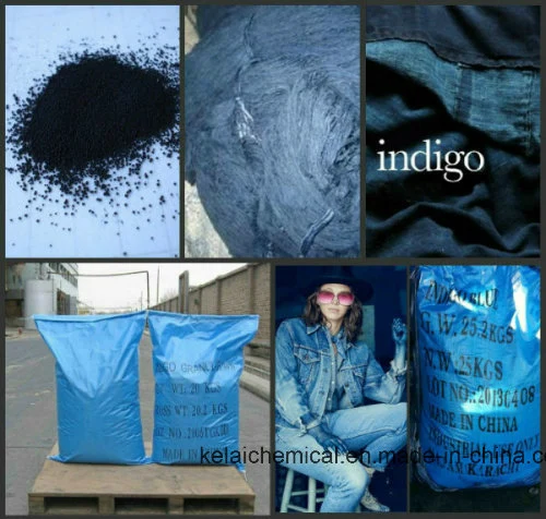 Indigo Blue 94% Dye for Denim Jeans Fabric Cotton
