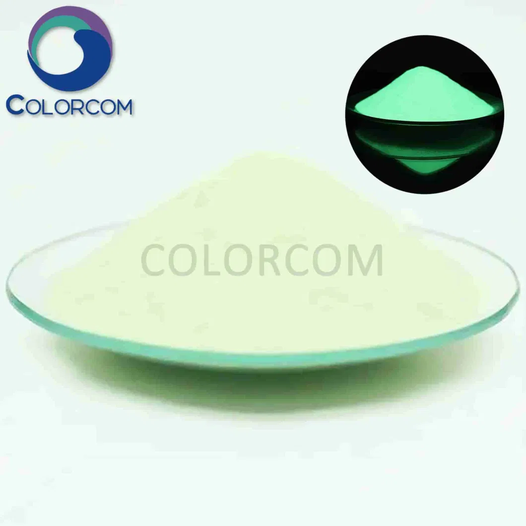 Glow in Dark Powder Blue-Green Photoluminescent Pigment for Textile Printing