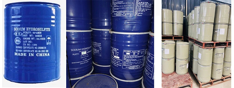 Na2s2o4 CAS 7775-14-6 74% 85% 88% Manufacturer Price Sodium Hydrosulfite