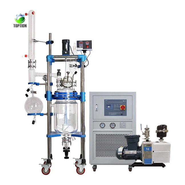 Laboratory Chemical Jacket Glass Reactor with CE &amp; ISO Approved