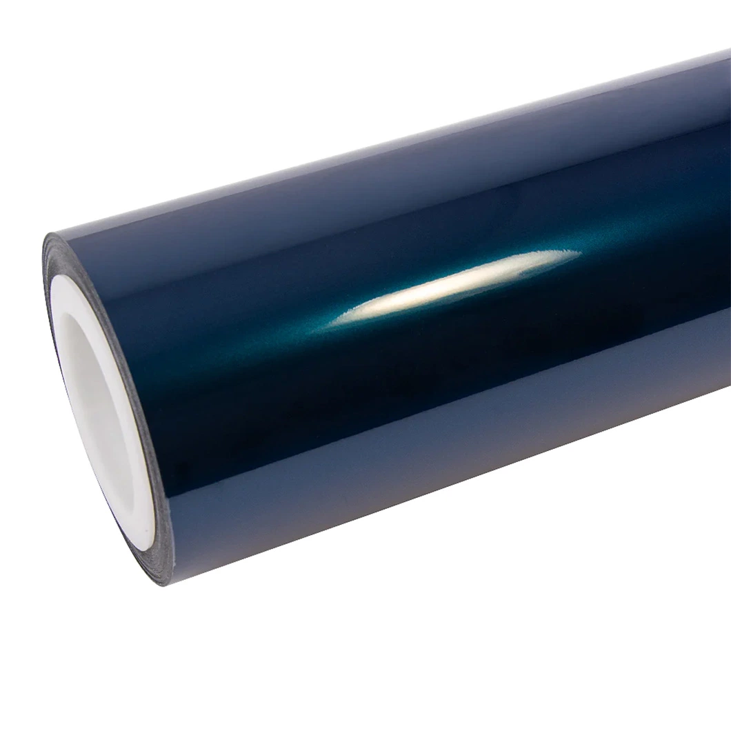 Beikaer Metallic Indigo Blue Vinyl Wrap Pet PVC Material Car Wrapping Vinyl Car Vinyl Wraps