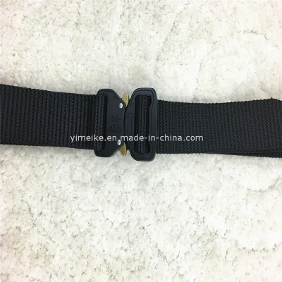 Nuova cintura in nylon militare tattica da 1.5&quot; in lega multifunzione Allacciare la cintura da uomo per esterni