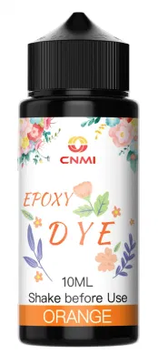 Inchiostro a base di colorante trasparente in resina colorante liquida CNMI Colorante liquido di sapone pigmento di alcool per resina epossidica Art Artigianato