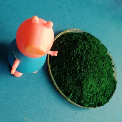 Ossido di ferro giallo polvere verde