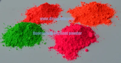 Blu turchese fluorescente 8015 per la stampa di vernici, inchiostri e tessuti