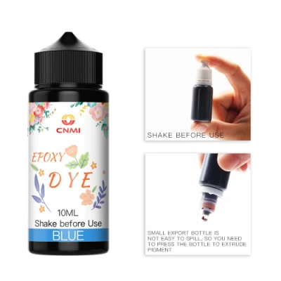 Pigmento liquido di colore CNMI 10 ml un flacone colorante ad alta concentrazione Colorante in resina epossidica liquida trasparente atossico