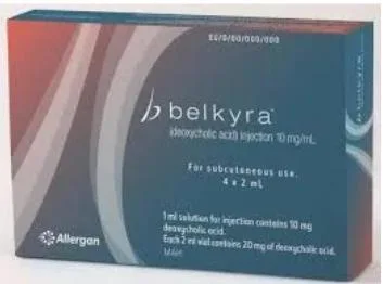 Belkyra iniettabile Kybella è una sostanza iniettabile sicura a. Ridurre ed eventualmente eliminare il grasso in eccesso sotto il doppio di Chin Mento