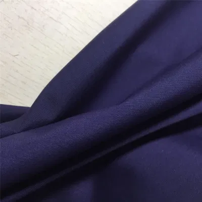 TC65/35 Airjet Woven 30s filato ad anello 110X60 145GSM Poplin Tessuto di abbigliamento chirurgico tinto con IVA colore viola