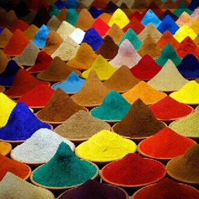 Polvere di ossido di ferro rosso/giallo/blu/nero/arancione/verde/marrone polvere di ossido di ferro