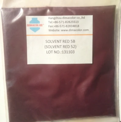 Cera candela solvente plastico Rosso 52 (coloranti solventi Rosso 5B)
