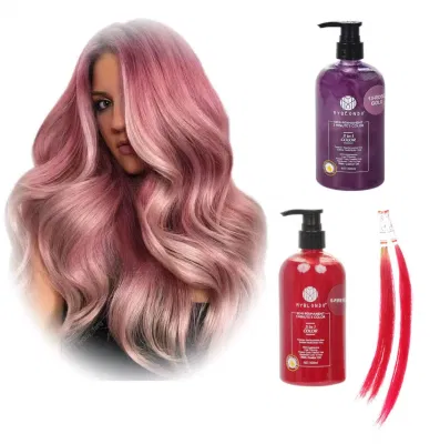 Miglior condizionatore per tintura per capelli professionale per Salon permanente viola/marrone/Blu/Rosso