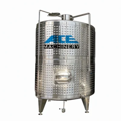 Fermentatore conico raffreddamento serbatoio di fermentazione incamicizzato VAT da vino in vendita