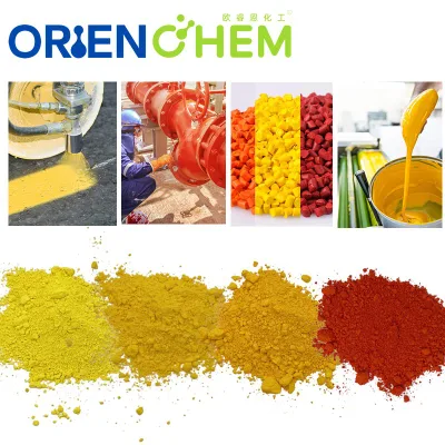 Pigmento inorganico rosso arancio di molibdato giallo chiaro/medio cromato