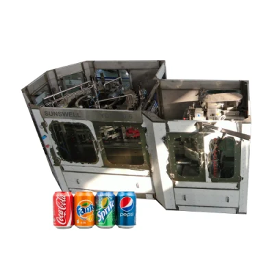 Pop automatico ad alta velocità / PET / lattina in alluminio rossa Bull / Energy Functional drink / Consores di succhi di frutta gassati / Macchina per il riempimento di liquidi di birra artigianale
