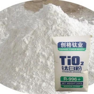 Polvere di biossido di titanio per vernici e rivestimenti. Tipo rutilo biossido di titanio R996 pigmento di alta qualità