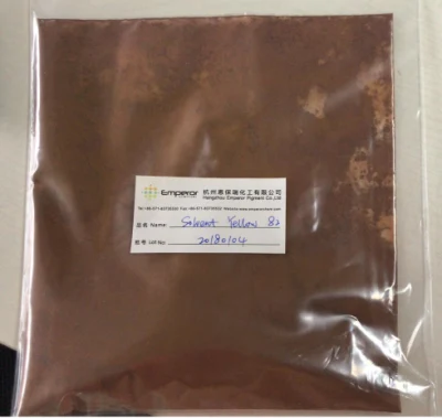 Solvente giallo 82 per carta a colori/lamine per legno